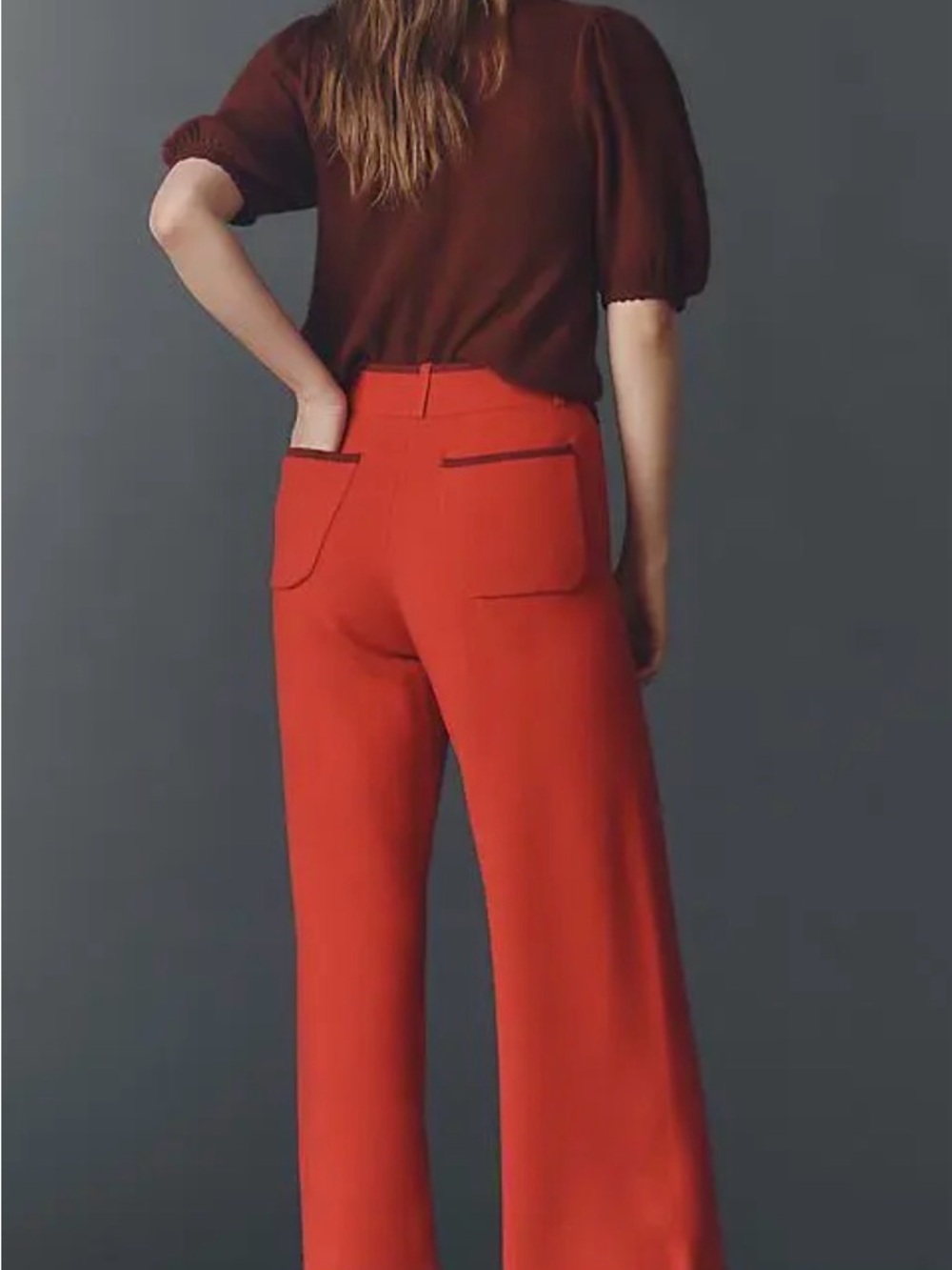 The Colette Sweater Knit Crop Wide-Leg Pants by Maeve